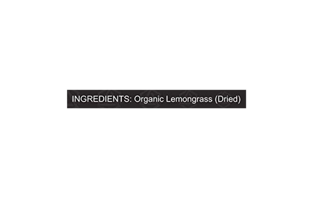 Elixings Organic Lemongrass Cymbopogon Loose Leaf Cut   Box  227 grams